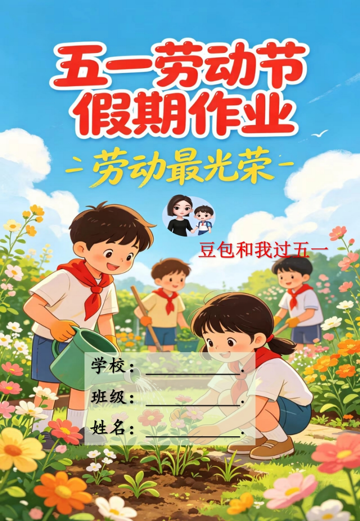 “劳”中砺志，“动”中成长(豆包和我过五一)——2026年学校劳动节假期作业-教务资料网