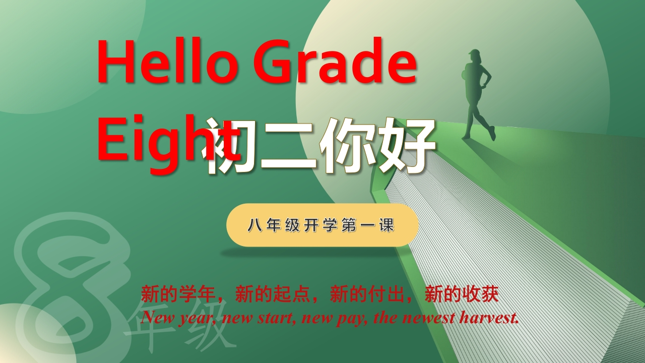【初二】【八年级】【英语】2025【秋】开学第一课【人教版】-教务资料网