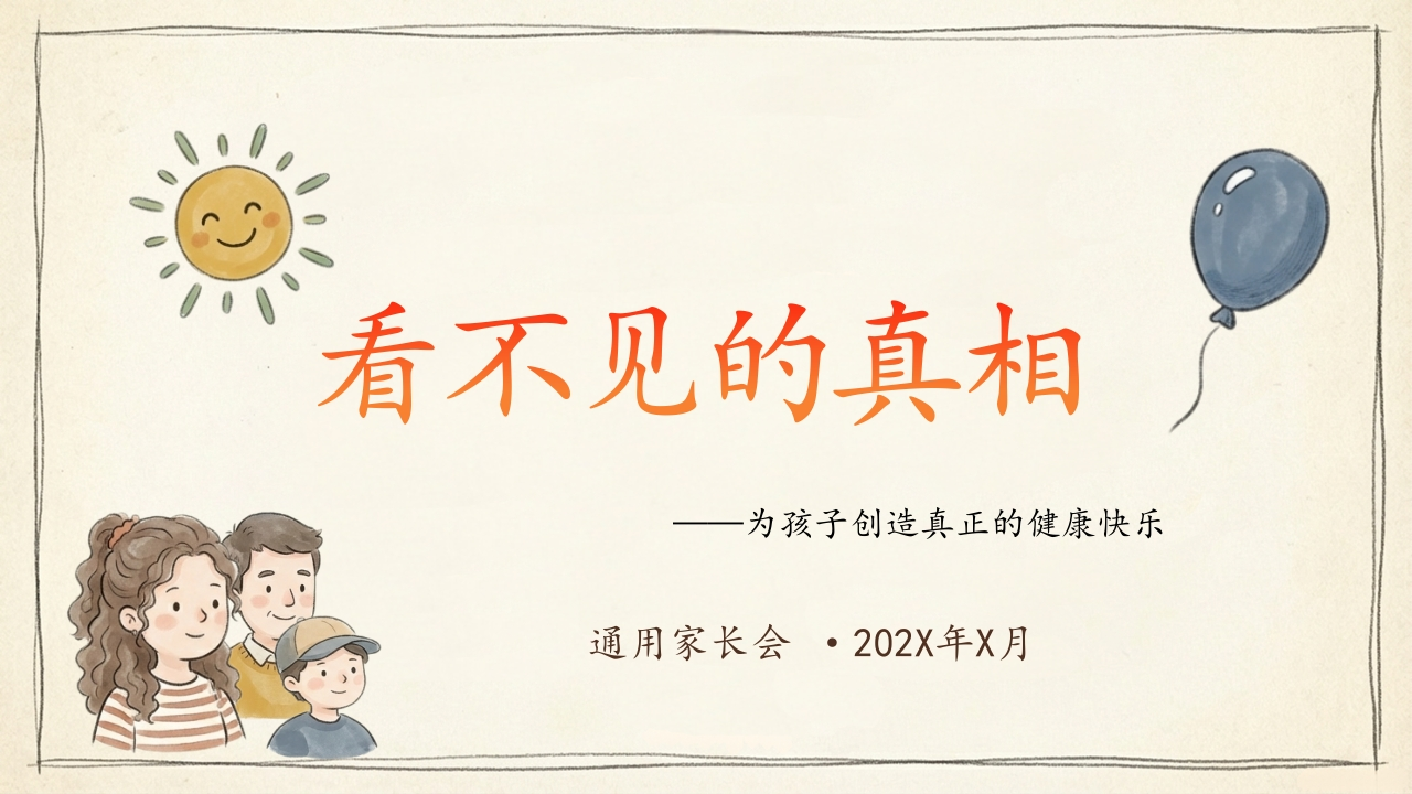 【期中】家长会：看不见的真相-教务资料网