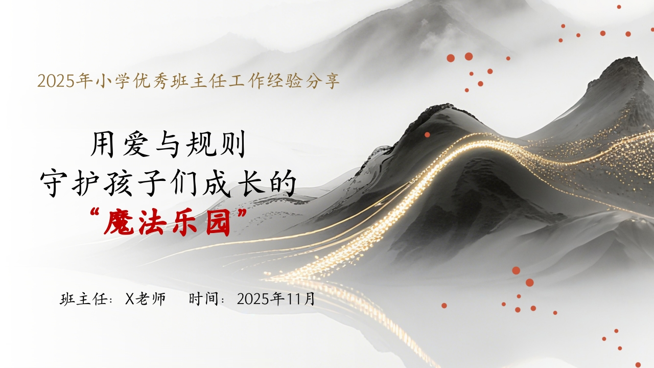 【经验分享】小学优秀班主任经验分享：用爱与规则，守护孩子们成长的“魔法乐园”-教务资料网