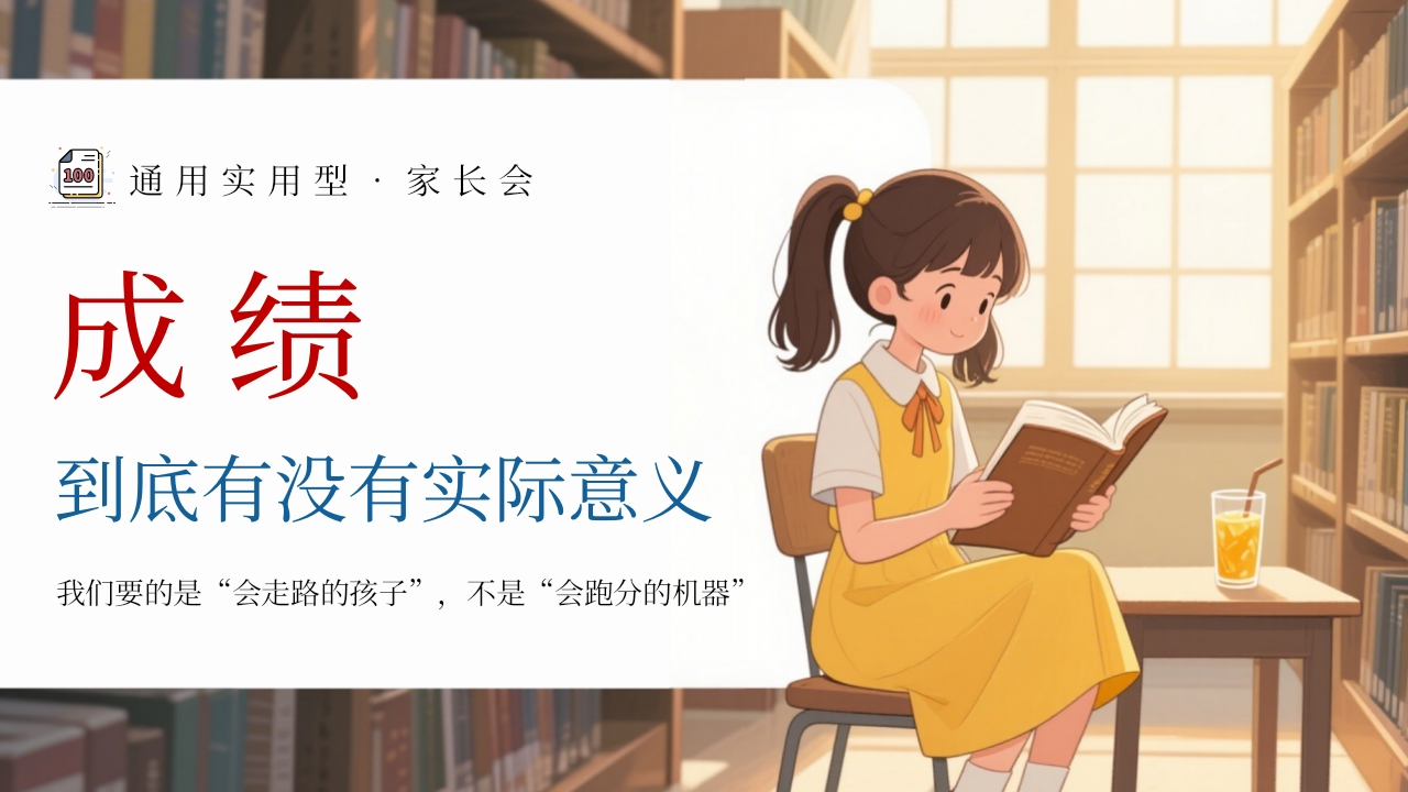 【通用】家长会【成绩到底有没有实际意义】-教务资料网