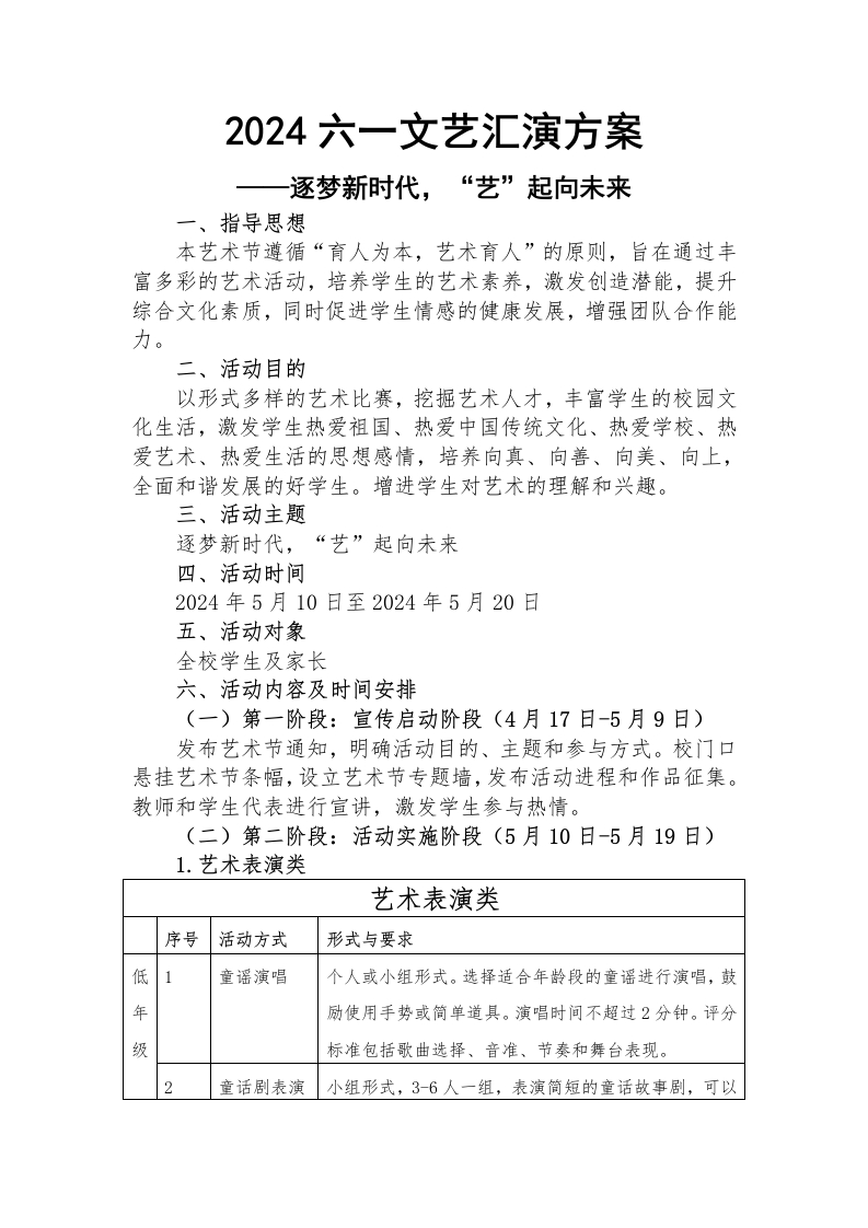 六一文艺汇演总)-教务资料网
