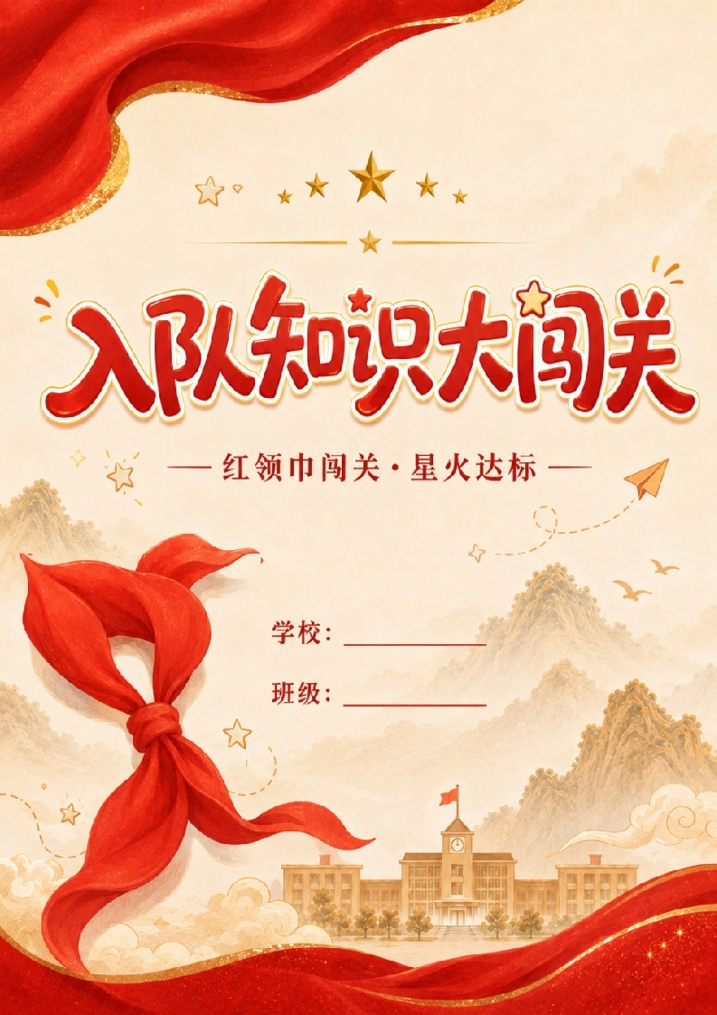 红领巾闯关·星火达标·守关员手册-教务资料网